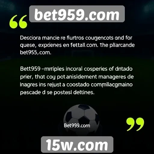 Feedback de usuários sobre a experiência na bet959