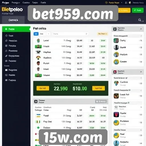 Interface e experiência do usuário no bet959